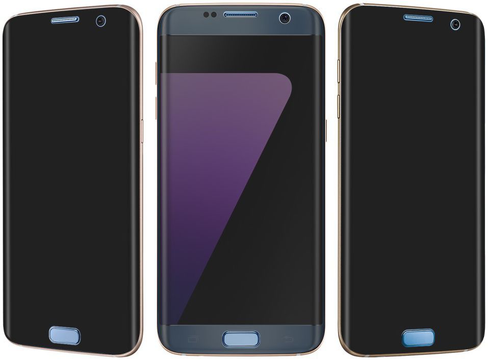Samsung Galaxy S7 Edge  Privacy Tempered Glass Transparant afbeelding 2