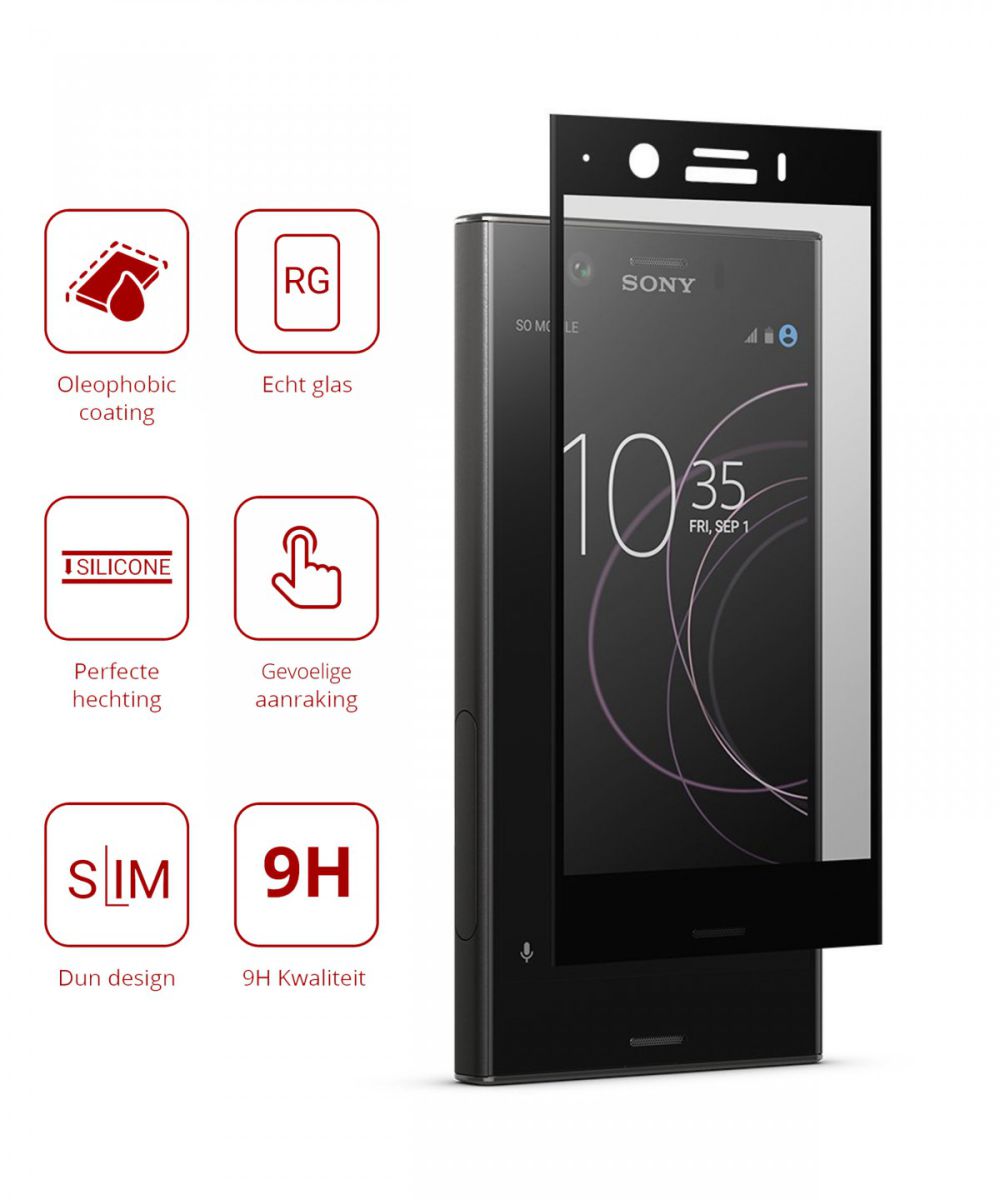 Rosso Sony Xperia XZ1 Compact 9H Tempered Glass Screen Protector afbeelding 2
