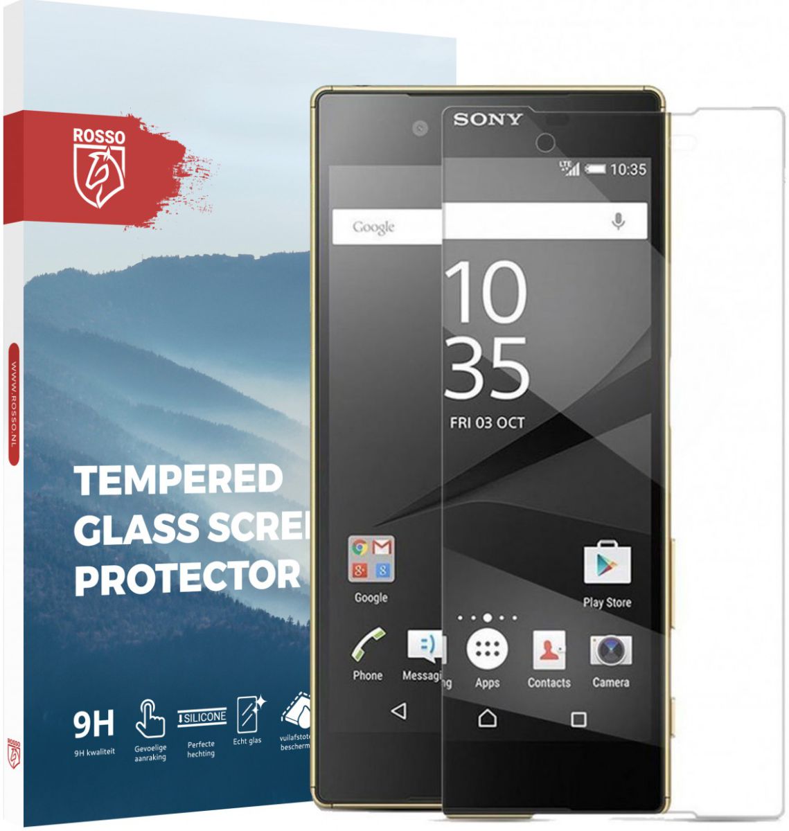 schuld Onbelangrijk kam Rosso Sony Xperia XA1 Plus 9H Tempered Glass Screen Protector | GSMpunt.nl