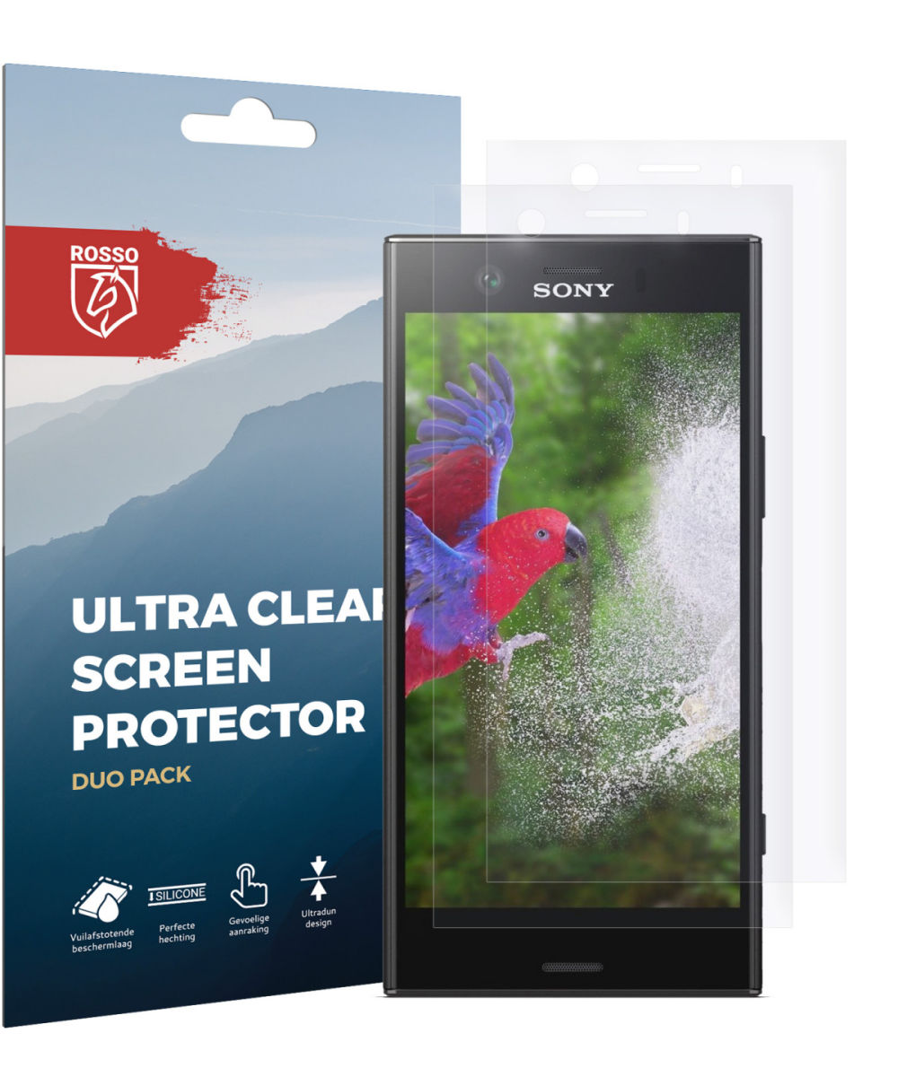 Rosso Sony Xperia XZ1 Compact Ultra Clear Screen Protector Duo Pack afbeelding 9