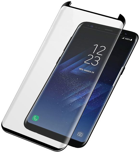 PanzerGlass Samsung Galaxy S8 Case Friendly Screenprotector Zwart afbeelding 3