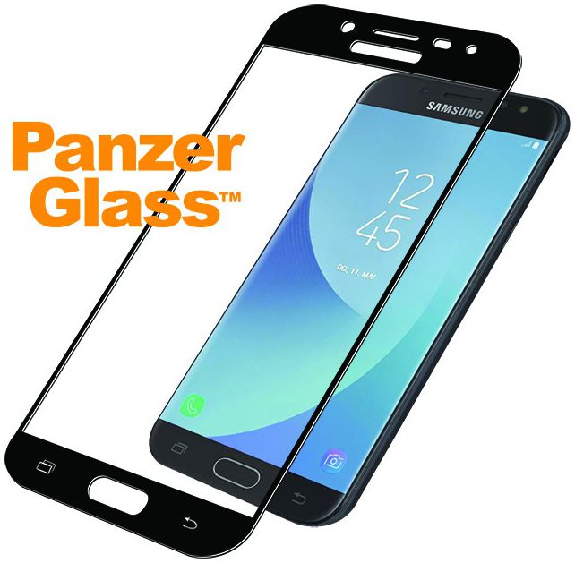 PanzerGlass Samsung Galaxy J5 2017 Edge To Edge Screenprotector Zwart afbeelding 2
