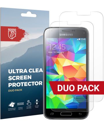 Rosso Samsung Galaxy S5 Mini Ultra Clear Screen Protector Duo Pack Screen Protectors