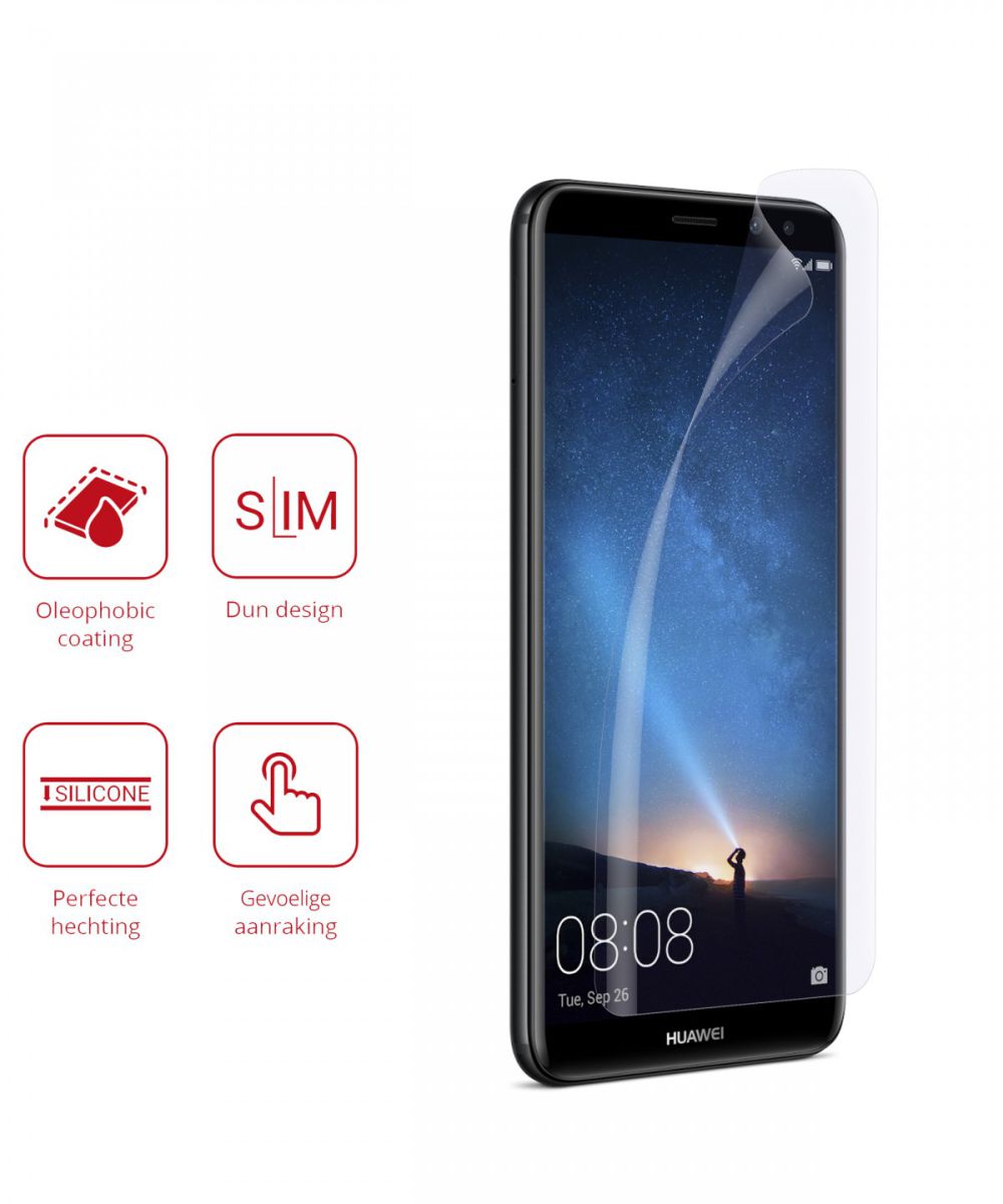 Rosso Huawei Mate 10 Lite Ultra Clear Screen Protector Duo Pack afbeelding 2