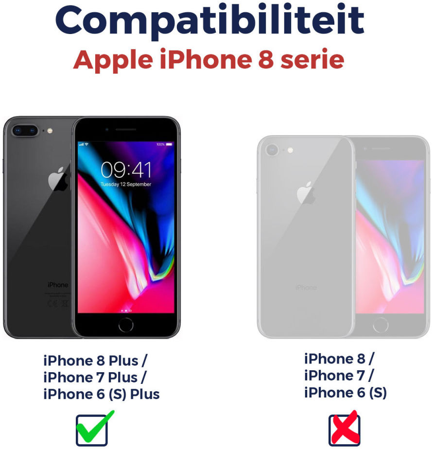 Rosso Apple 7 Plus / 8 Plus Screen Protector Duo Pack afbeelding 10
