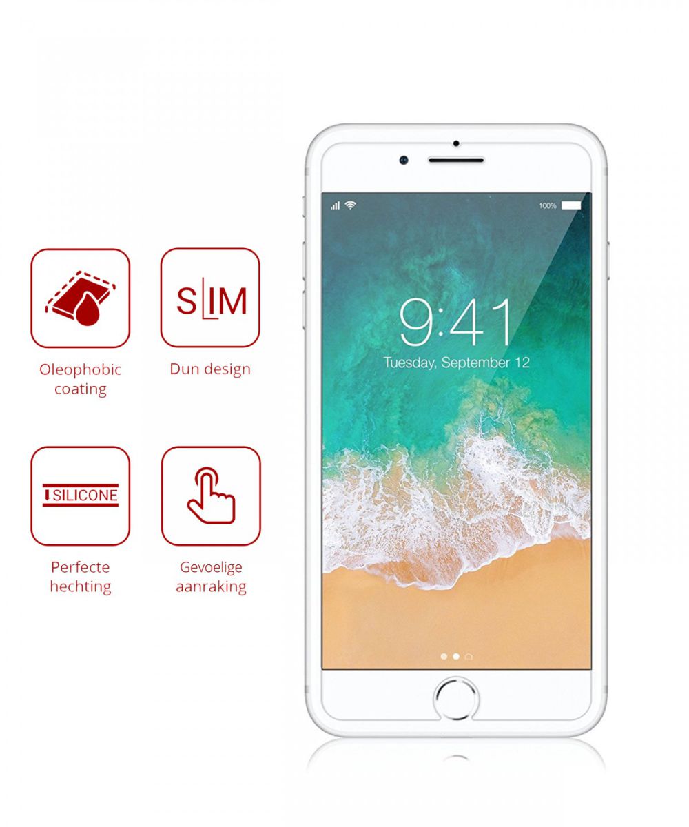 Rosso Apple 7 Plus / 8 Plus Screen Protector Duo Pack afbeelding 2