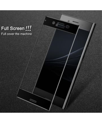 Sony Xperia XZ1 Temperated Glass Screen Protector Zwart Screen Protectors