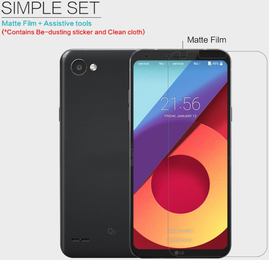 Nillkin Scratch-Resistant Screen Protector  LG Q6 afbeelding 4