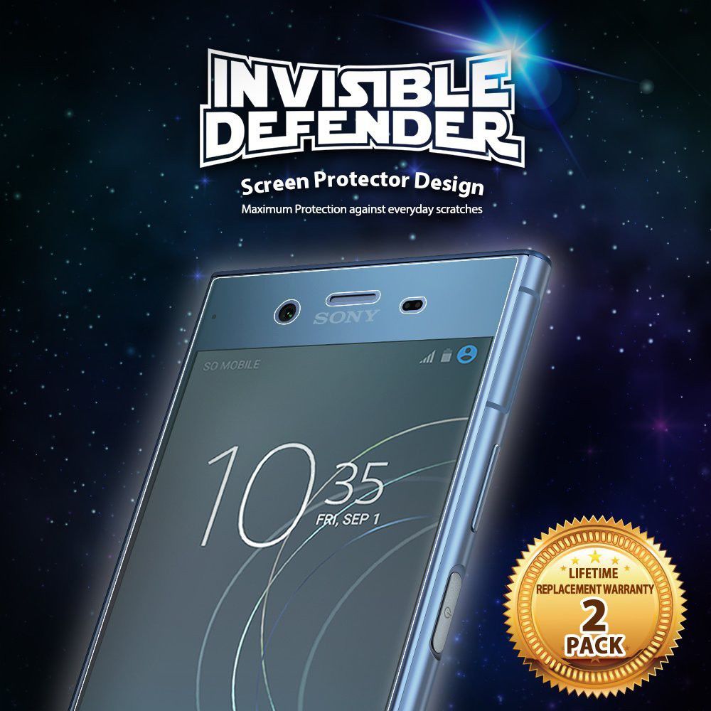 Ringke ID Full Cover Screen Protector Sony Xperia XZ1 [2-Pack] afbeelding 4