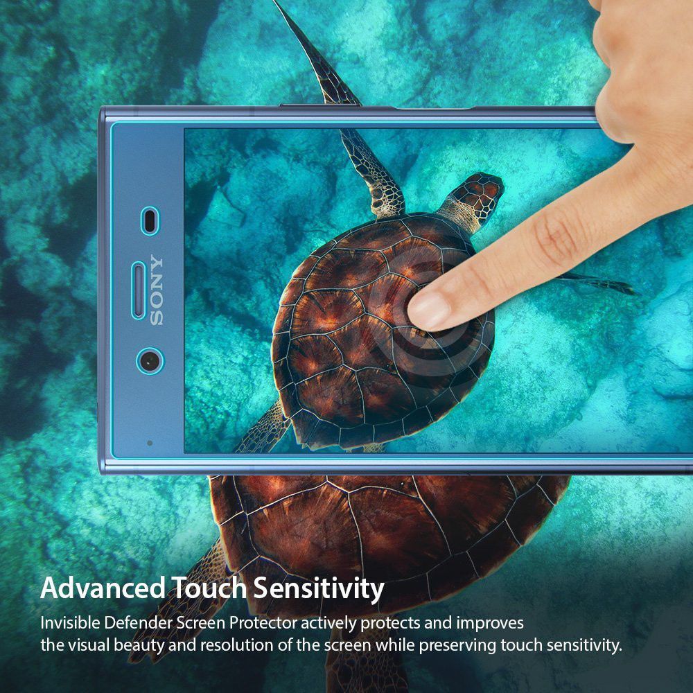 Ringke ID Full Cover Screen Protector Sony Xperia XZ1 [2-Pack] afbeelding 8