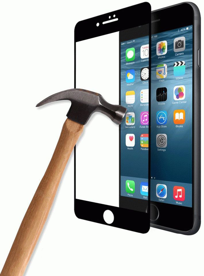 Eiger 3D Tempered Glass Screen Protector Apple iPhone 8/7 Plus afbeelding 4