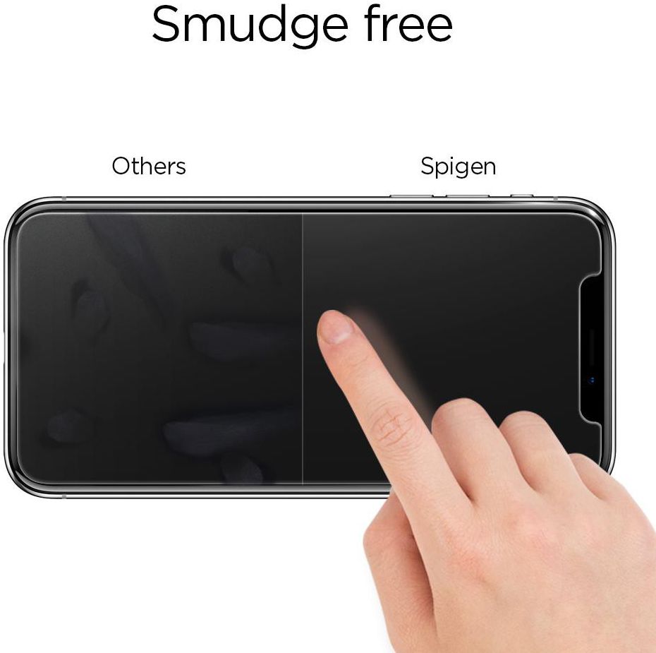 Spigen Apple iPhone X / XS tempered glas screenprotector afbeelding 4