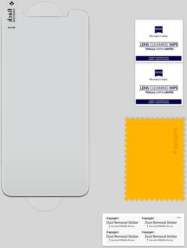 Spigen Apple iPhone X / XS tempered glas screenprotector afbeelding 7