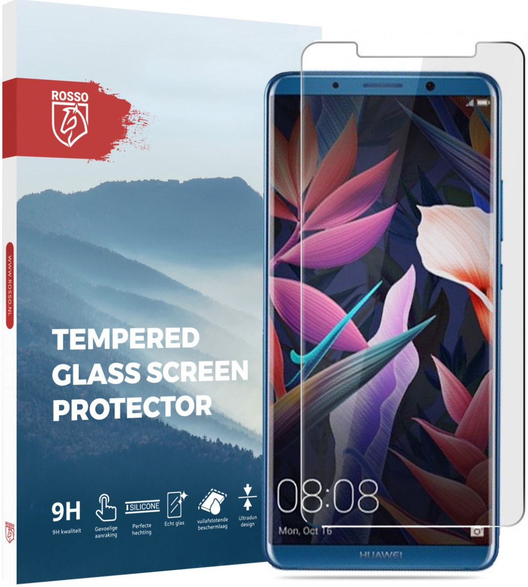 Rosso Huawei Mate 10 Pro Tempered Glass Screen Protector afbeelding 1