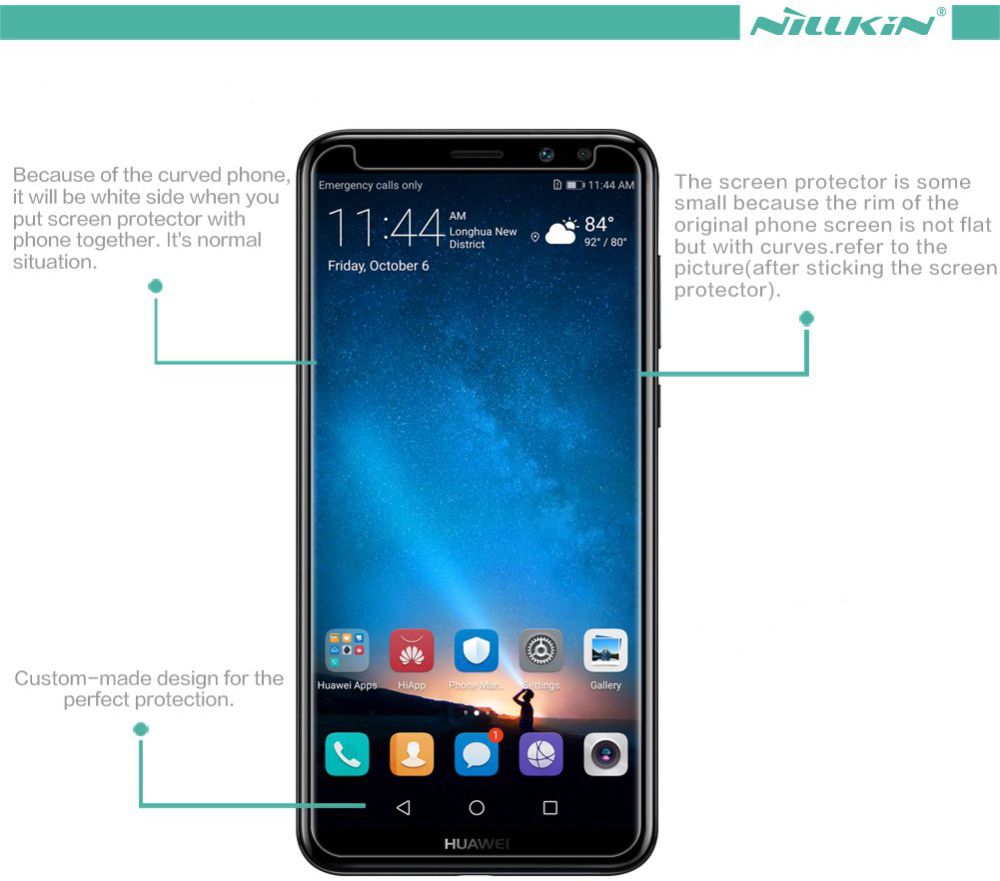 Nillkin Display Folie Huawei Mate 10 Lite afbeelding 2