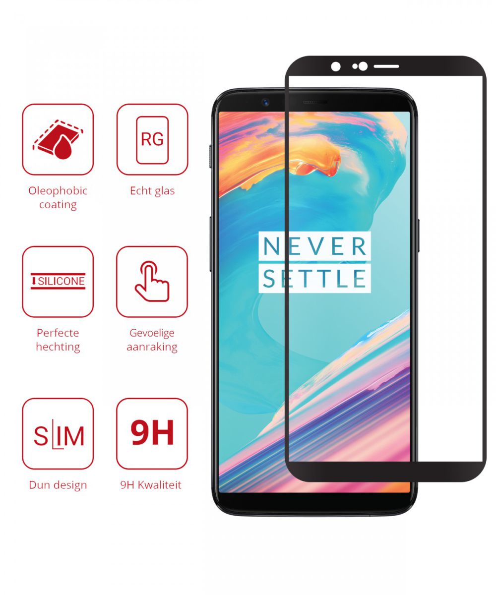 Rosso OnePlus 5T 9H Tempered Glass Screen Protector afbeelding 2