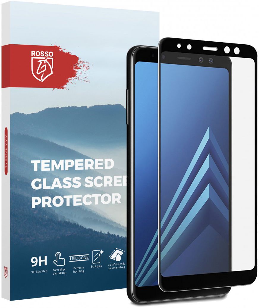 Rosso Samsung Galaxy A8 (2018) Tempered Glass Screen Protector afbeelding 1
