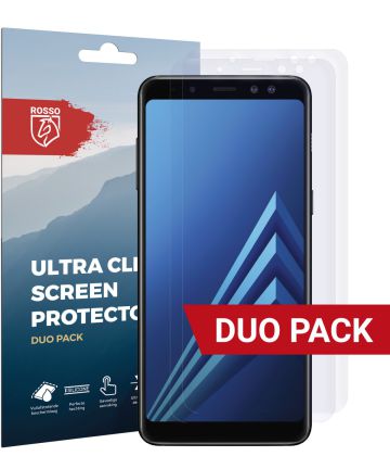 Rosso Samsung Galaxy A8 (2018) Ultra Clear Screen Protector Duo Pack Screen Protectors