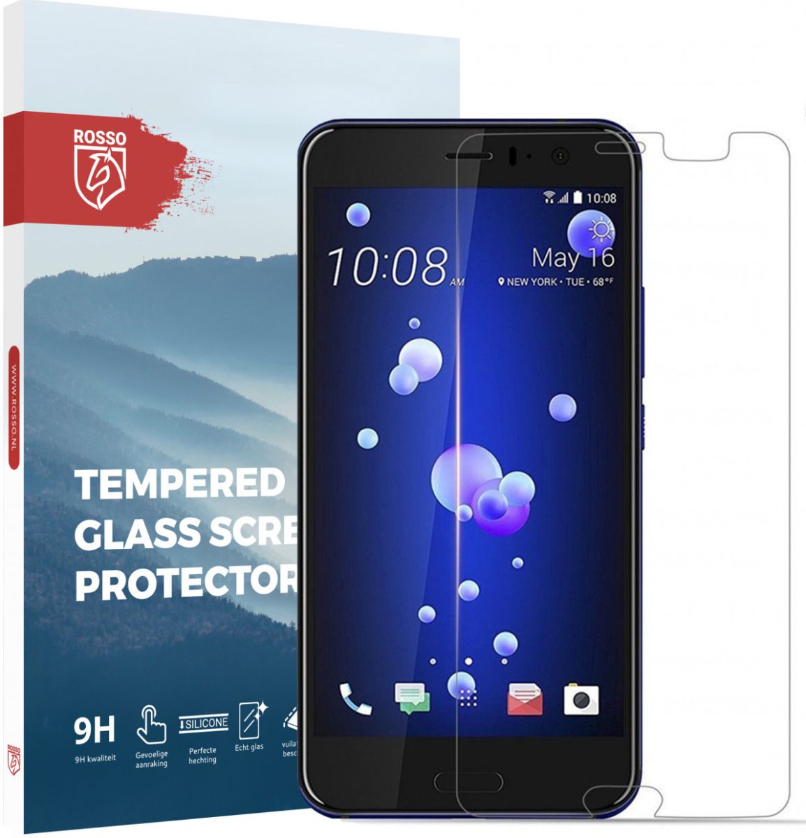 Rosso HTC U11 Life Tempered Glass Screen Protector afbeelding 1