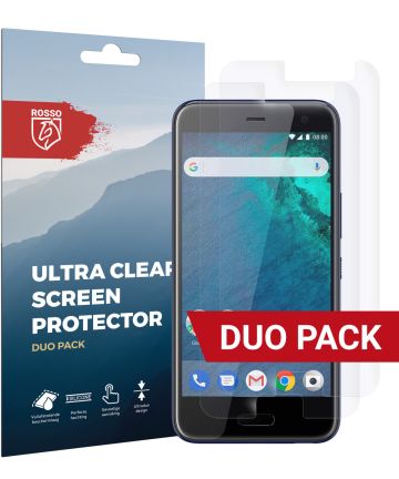 Rosso HTC U11 Life Ultra Clear Screen Protector Duo Pack Screen Protectors