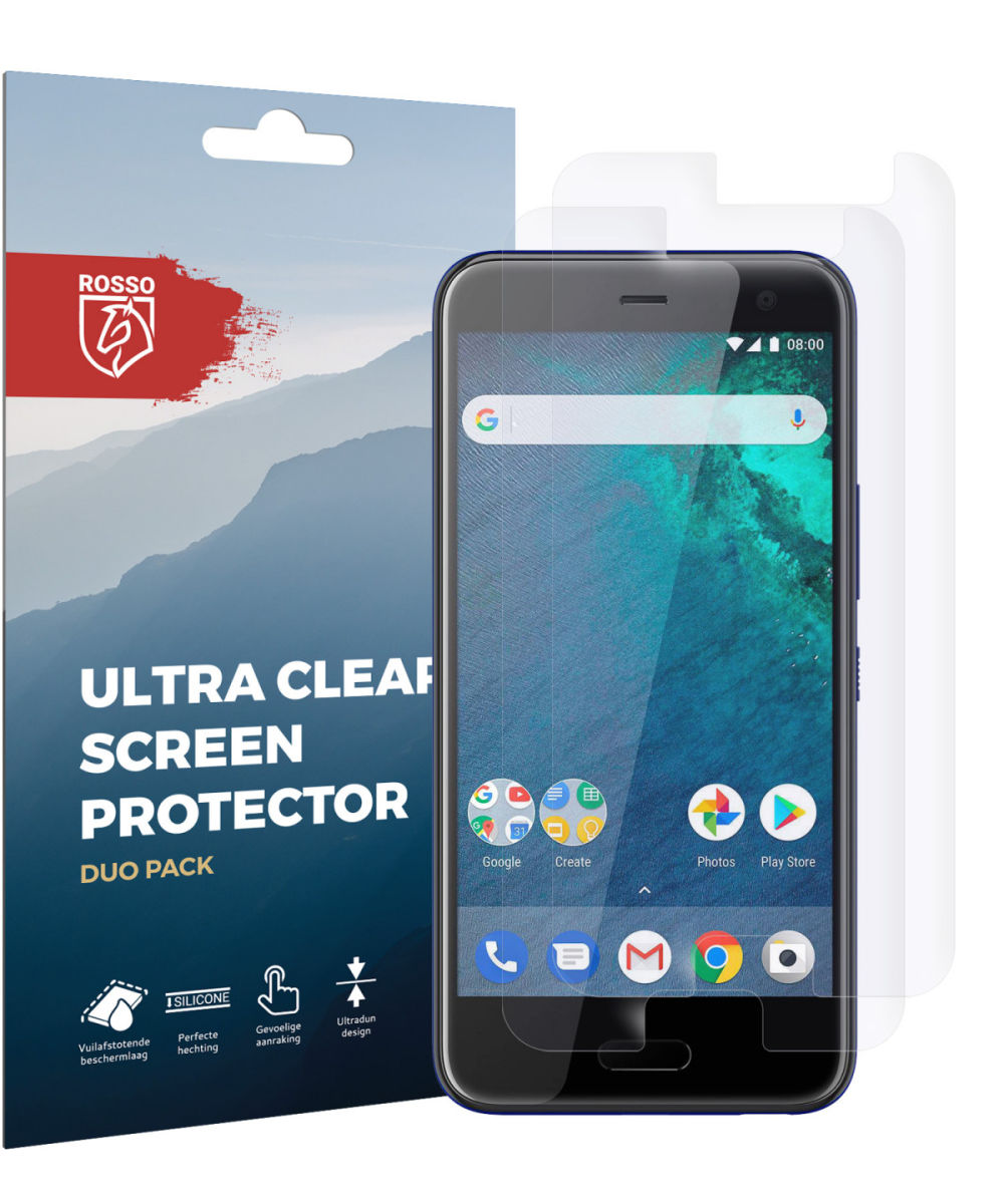 Rosso HTC U11 Life Ultra Clear Screen Protector Duo Pack afbeelding 9
