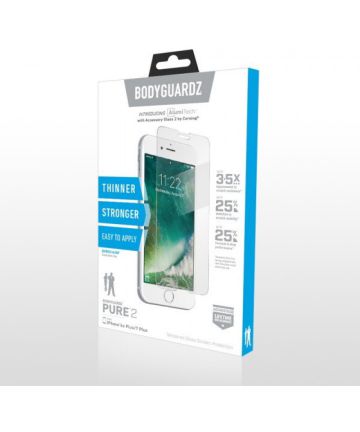 BodyGuardz Pure 2 Clear ScreenGuardz Apple iPhone 8 Plus Screen Protectors