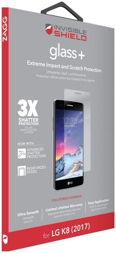 InvisibleSHIELD Glass+ Tempered Glass LG K8 afbeelding 1