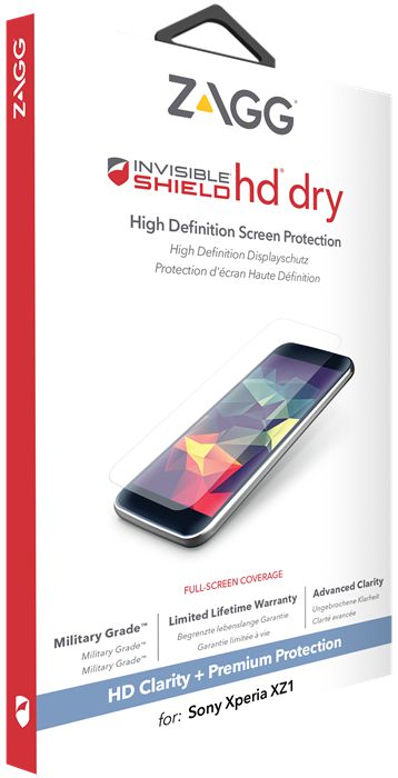 InvisibleSHIELD HD Dry Screen Protector Sony Xperia XZ1 afbeelding 1