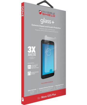 InvisibleSHIELD Glass+ Tempered Glass Motorola Moto G5S Plus Screen Protectors