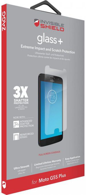 InvisibleSHIELD Glass+ Tempered Glass Motorola Moto G5S Plus afbeelding 1
