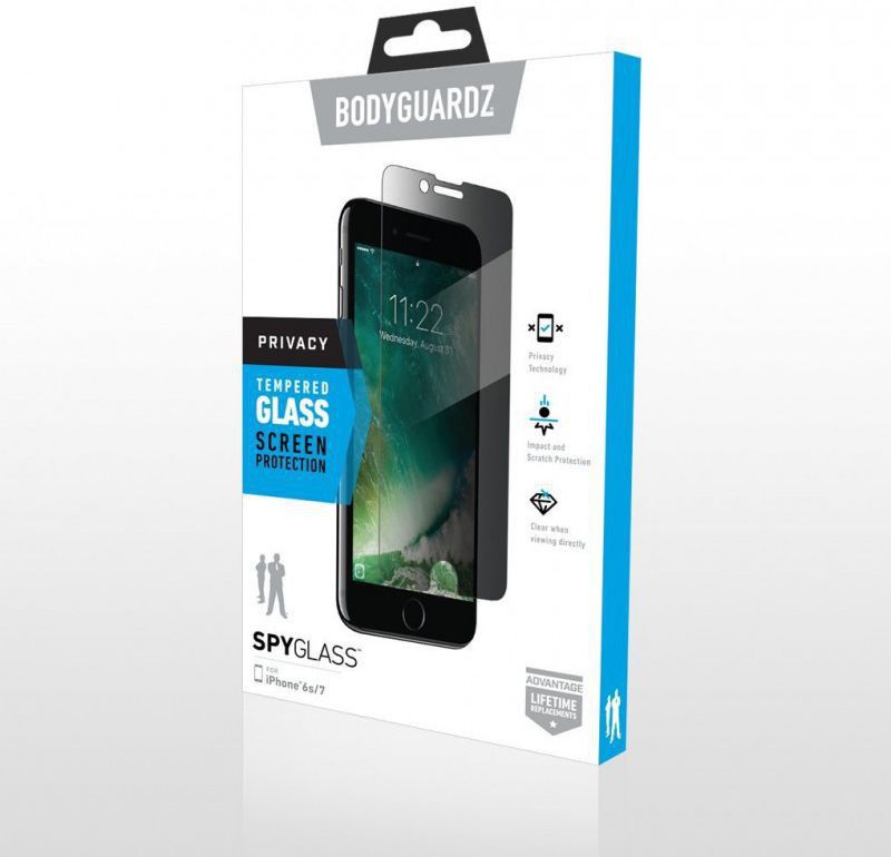 BodyGuardz Spyglass Privacy Tempered Glass Apple iPhone 6s / 7 afbeelding 2