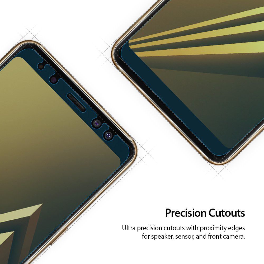 Ringke Invisible Defender Samsung Galaxy A8 2018 Screen Protector afbeelding 4