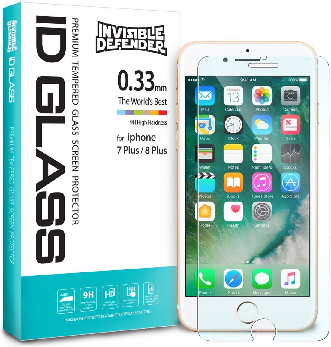 Ringke ID Glass 0.33mm iPhone 7 Plus / 8 Plus afbeelding 1