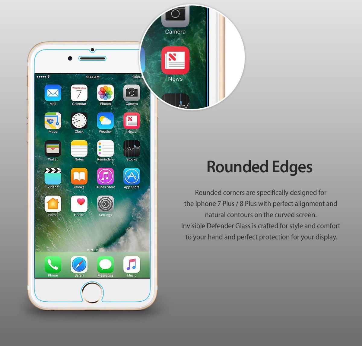Ringke ID Glass 0.33mm iPhone 7 Plus / 8 Plus afbeelding 9