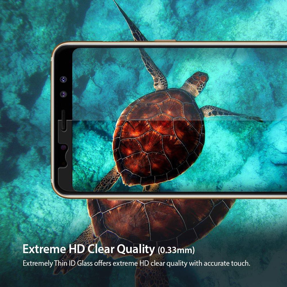 Ringke ID Glass 0.33mm Samsung Galaxy A8 2018 (3-Pack) afbeelding 9