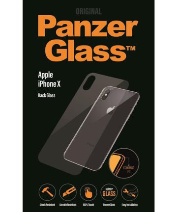 PanzerGlass Apple iPhone X / XS Backprotector Transparant Screen Protectors