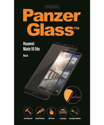 PanzerGlass Huawei Mate 10 Lite To Edge Screenprotector Zwart Screen Protectors