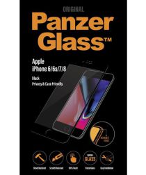 PanzerGlass Apple iPhone 8/7/6(s) Privacy Glass Screenprotector Zwart