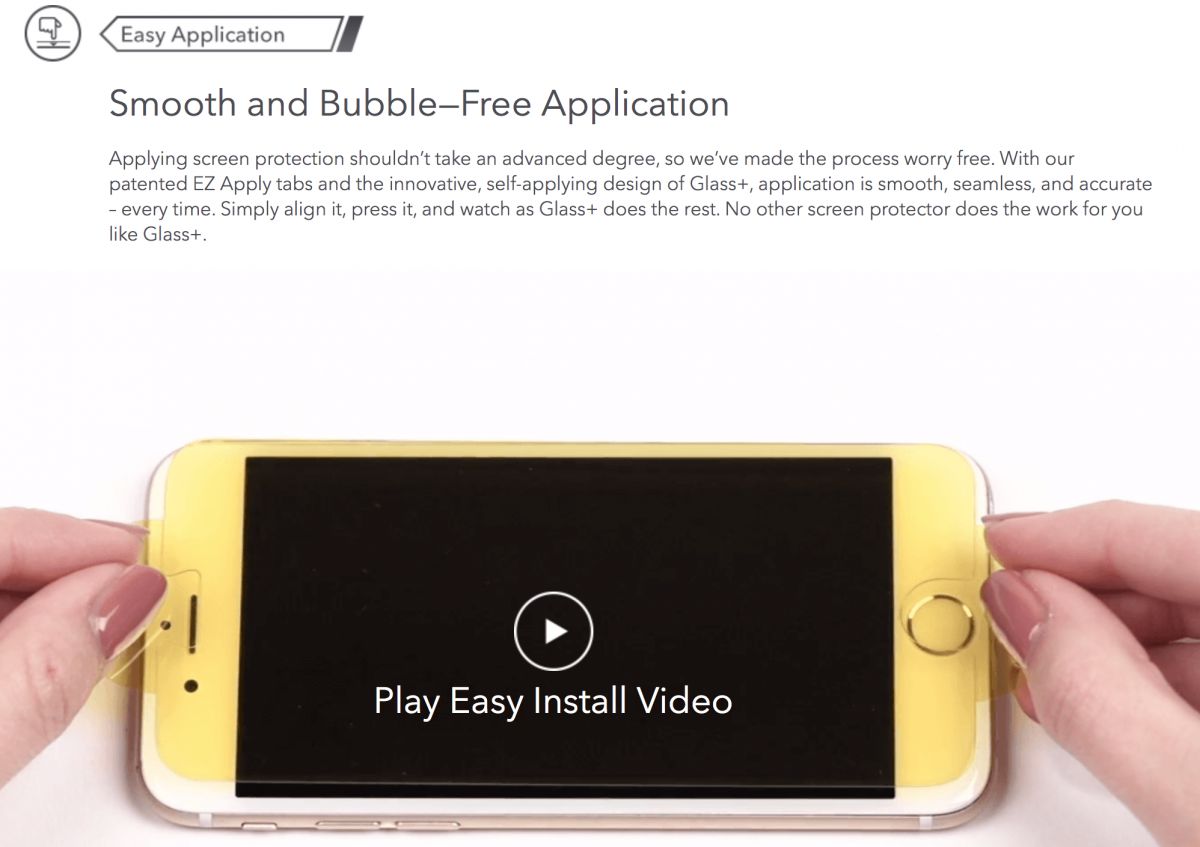 ZAGG InvisibleShield Glass + Full Body met Hoesje Apple iPhone 8 Wit afbeelding 4