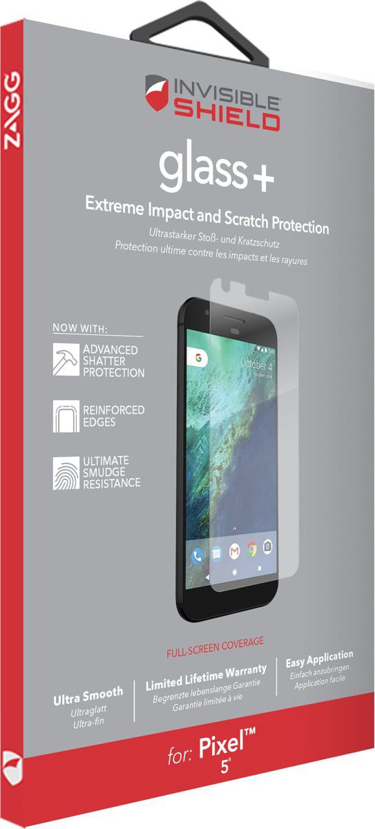 InvisibleSHIELD Glass+ Tempered Glass Google Pixel afbeelding 1
