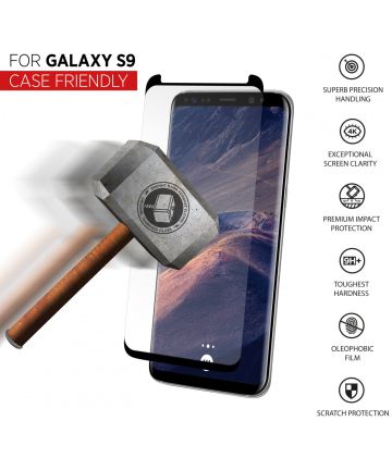 THOR Case Friendly Tempered Glass Samsung Galaxy S9 Screen Protectors