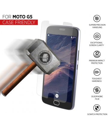 THOR Case Friendly Tempered Glass Motorola Moto G5 Screen Protectors