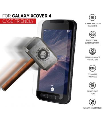 THOR Case Friendly Tempered Glass Samsung Galaxy Xcover 4 Screen Protectors