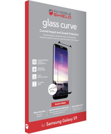 InvisibleSHIELD Glass Curve Tempered Glass Samsung Galaxy S9 Screen Protectors