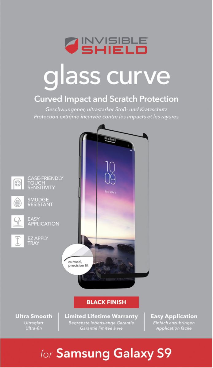 InvisibleSHIELD Glass Curve Tempered Glass Samsung Galaxy S9 afbeelding 4