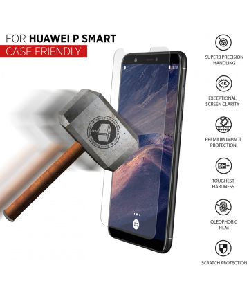 THOR Case Friendly Tempered Glass Huawei P Smart Screen Protectors
