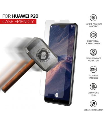 THOR Case Friendly Tempered Glass Huawei P20 Screen Protectors