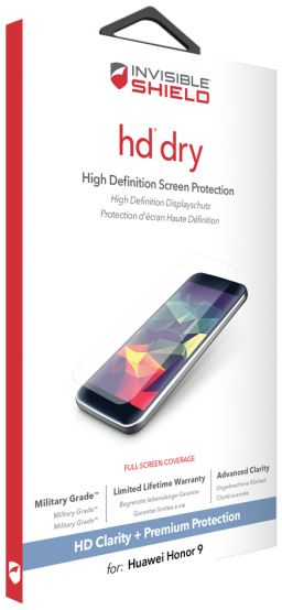 InvisibleSHIELD HD Dry Screen Protector Honor 9 afbeelding 1