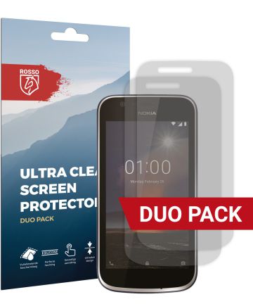 Rosso Nokia 1 Ultra Clear Screen Protector Duo Pack Screen Protectors