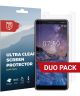 Rosso Nokia 7 Plus Ultra Clear Screen Protector Duo Pack